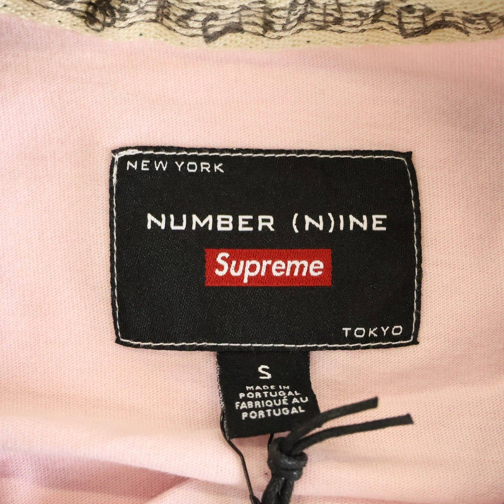 SUPREME(シュプリーム) 25AW×NUMBER(N)INE ミッキーマウスラグラン長袖Tシャツ カットソー ブラック/ピンク
