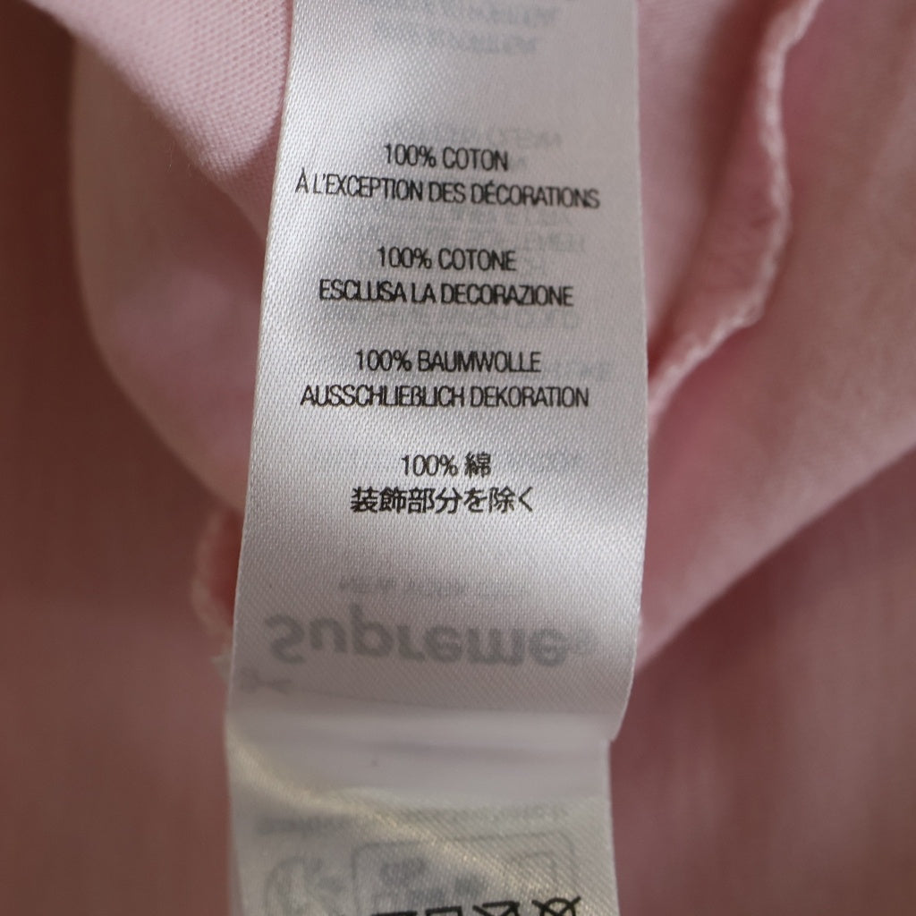 SUPREME(シュプリーム) 25AW×NUMBER(N)INE ミッキーマウスラグラン長袖Tシャツ カットソー ブラック/ピンク