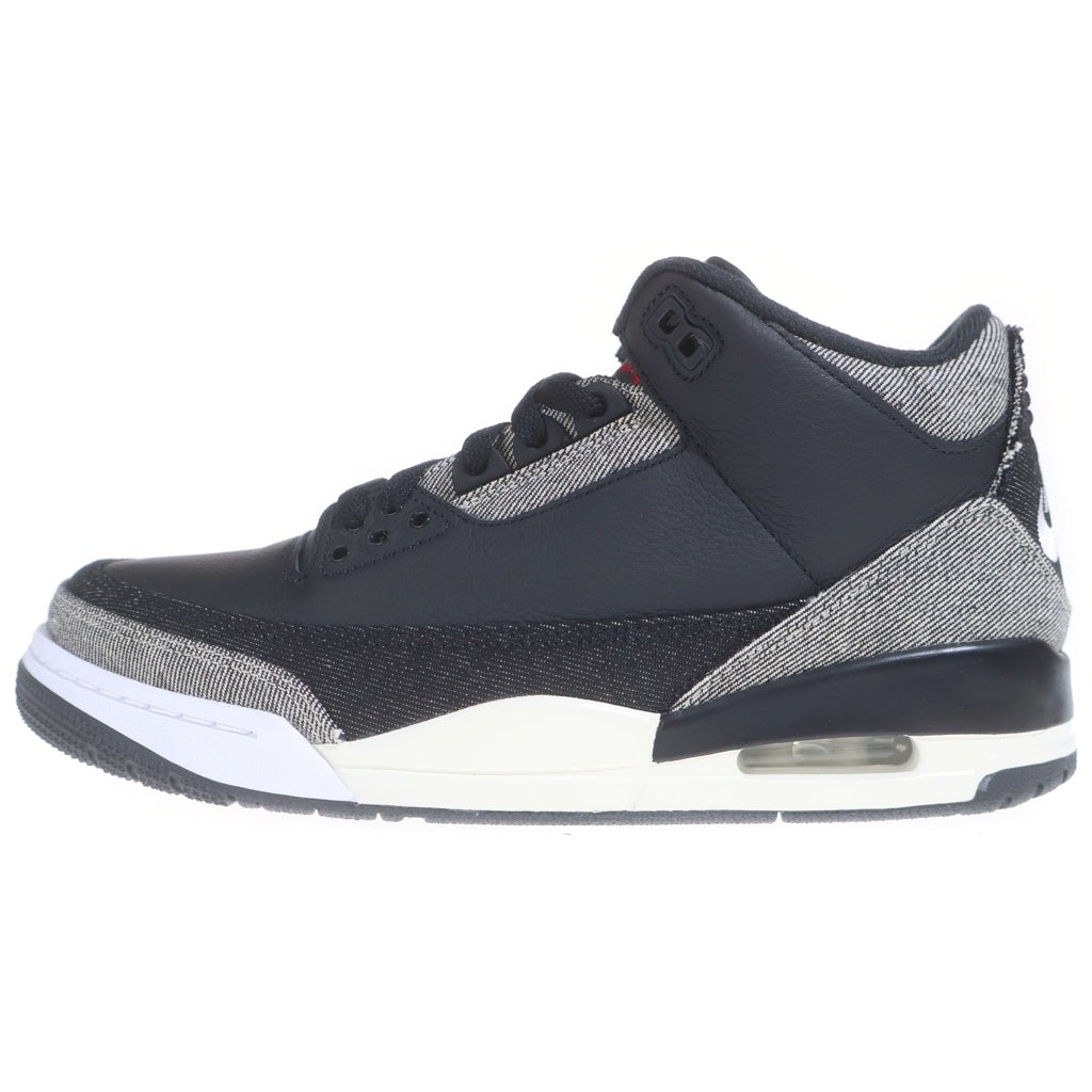 NIKE(ナイキ) ×Levi's AIR JORDAN 3 RETRO SP LEVI'S Tab リーバイス エアジョーダン3 レトロ リーバイスタブ レザー ローカットスニーカー US9.5/27.5cm IR0914-400
