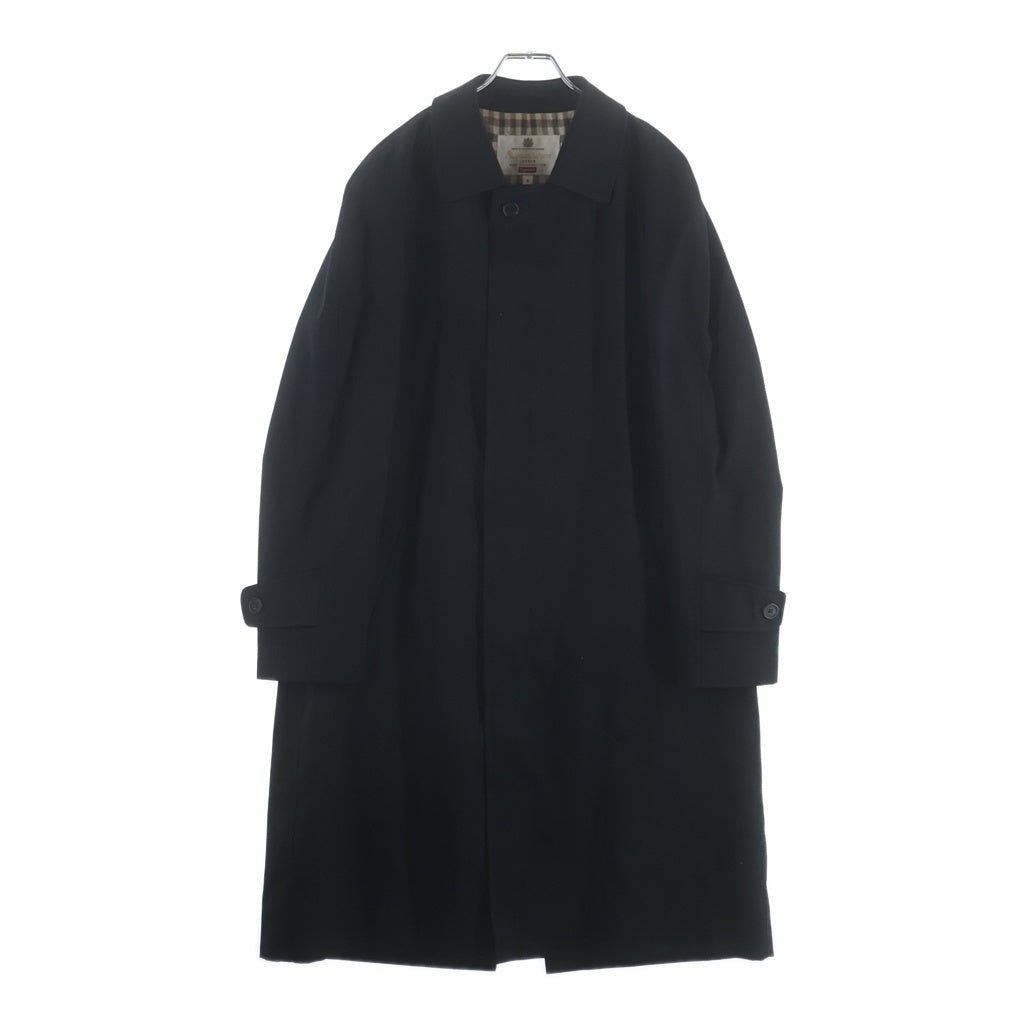 SUPREME(シュプリーム) 16AW ×Aquascutum Stainless Steel Collar Coat アクアスキュータム ステンカラーコート ブラック