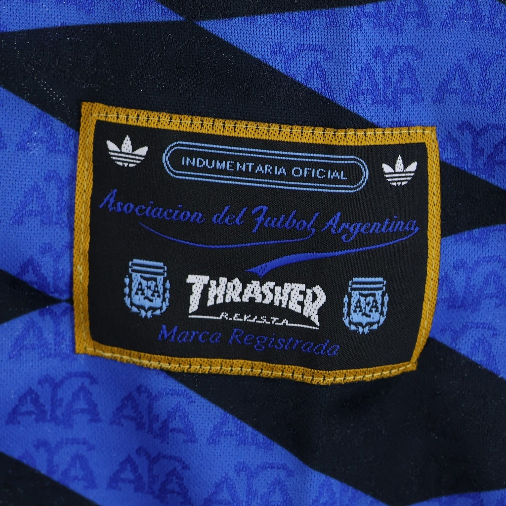 adidas(アディダス) JERSEY THRASHER X AFA ジャージースラッシャー 半袖シャツ ブルー KX4551