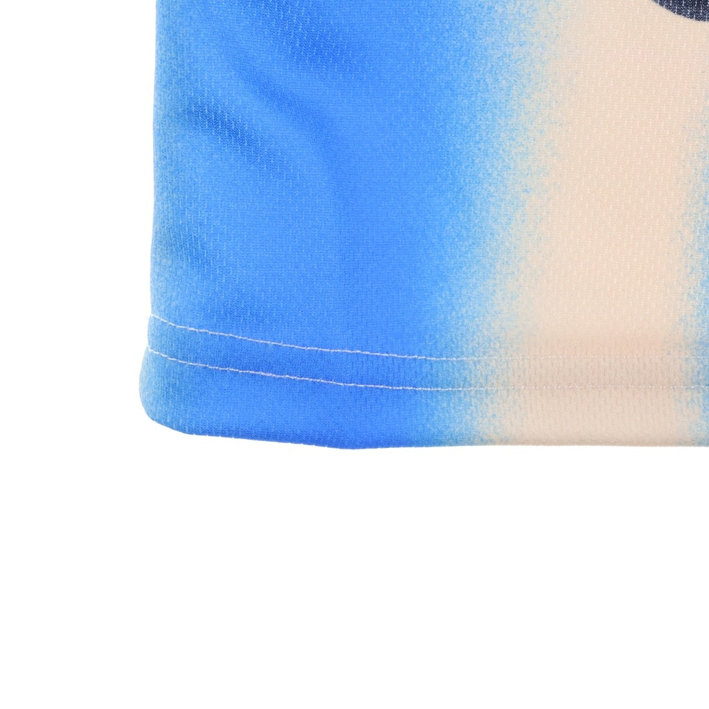 TRAVIS SCOTT(トラヴィススコット) Cactus Jack ARGENTINA SOCCER JERSEY カクタスジャック アルゼンチンサッカーユニフォーム 半袖Tシャツ カットソー ブルー/ベージュ