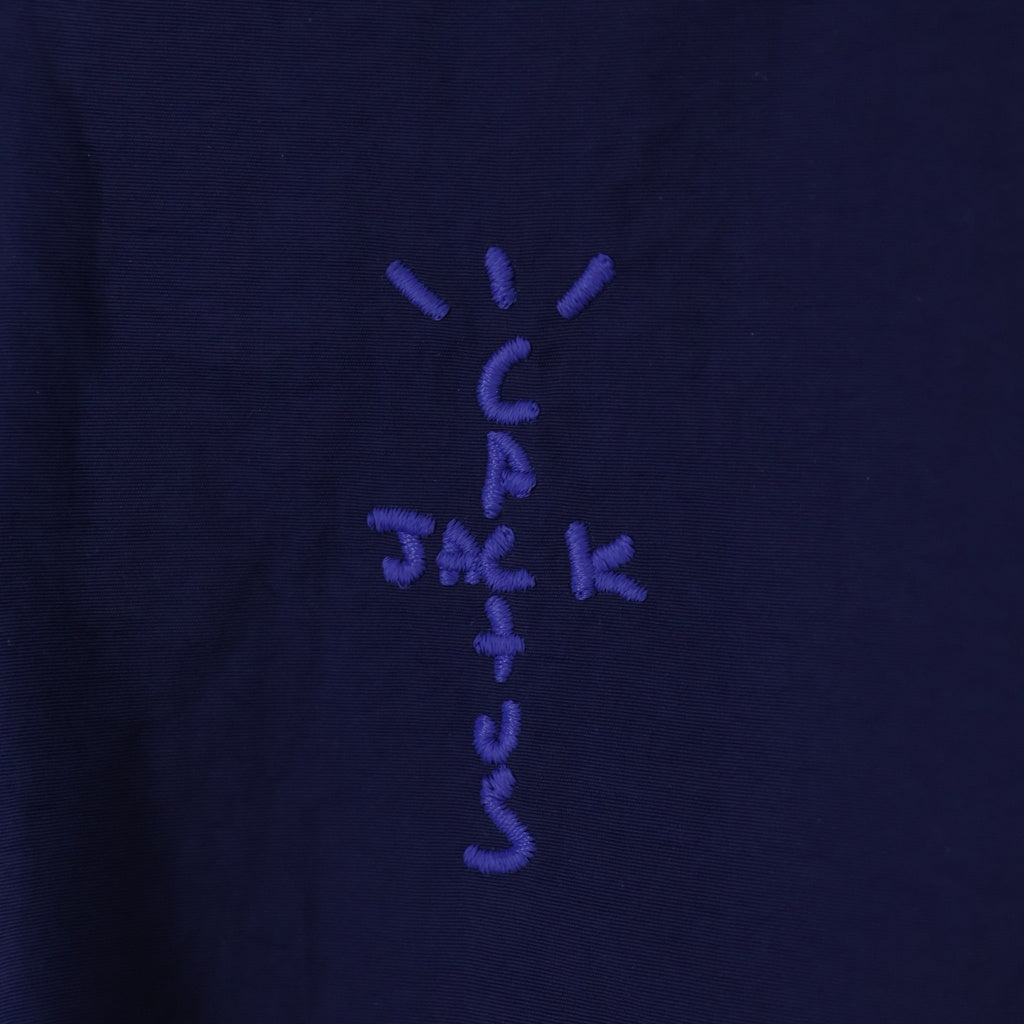 TRAVIS SCOTT(トラヴィススコット) Cactus Jack xFragment xTokyo Windbreaker Zip Jacket カクタスジャック フラグメント ナイキ 東京ウィンドブレーカージャケット ブルー