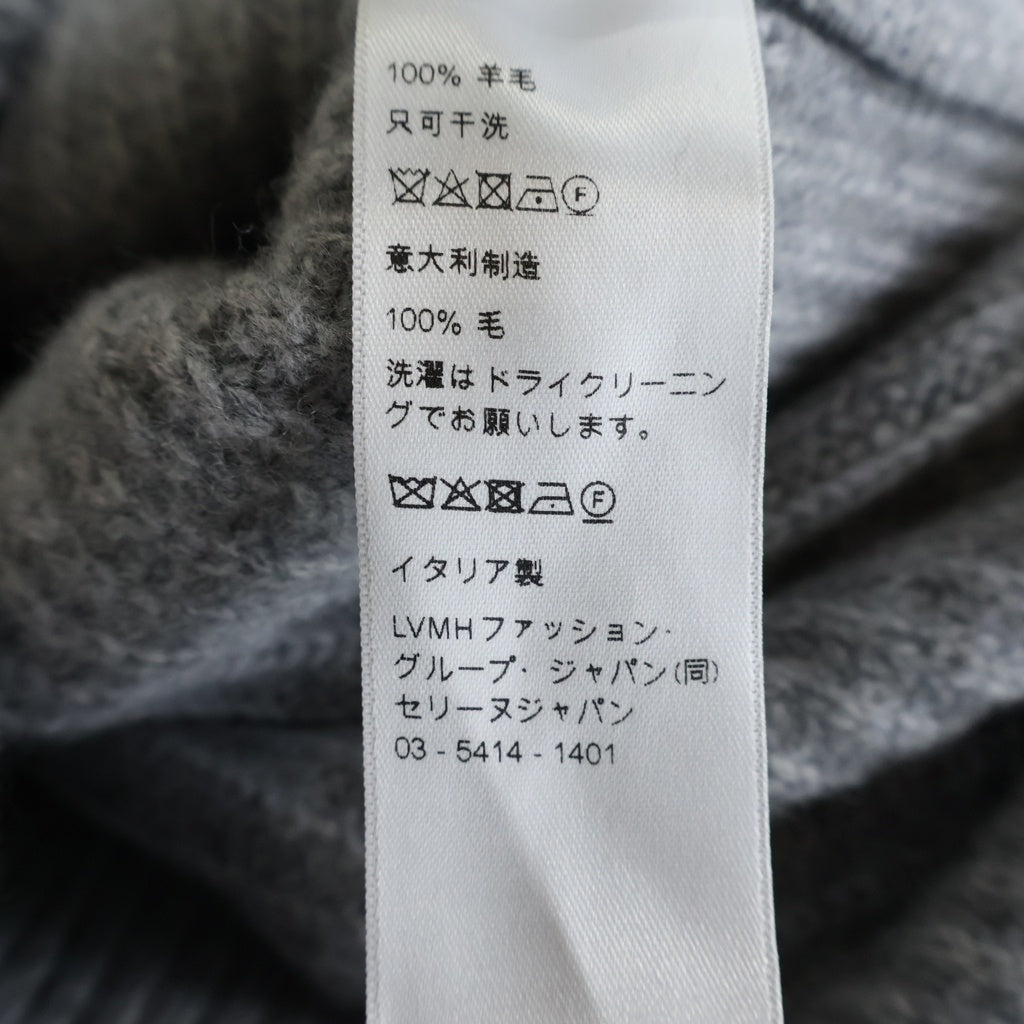 CELINE(セリーヌ) Triomphe Zip Up Knit Hoodie トリオンフ ジップ