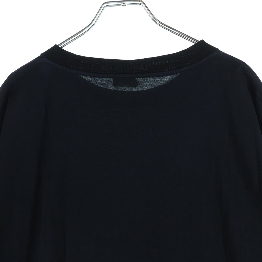 CELINE(セリーヌ) ラインストーンロゴ 半袖Tシャツ カットソー ブラック 2X54F671Q