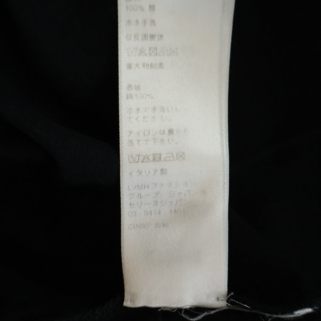 CELINE(セリーヌ) ラインストーンロゴ 半袖Tシャツ カットソー ブラック 2X54F671Q