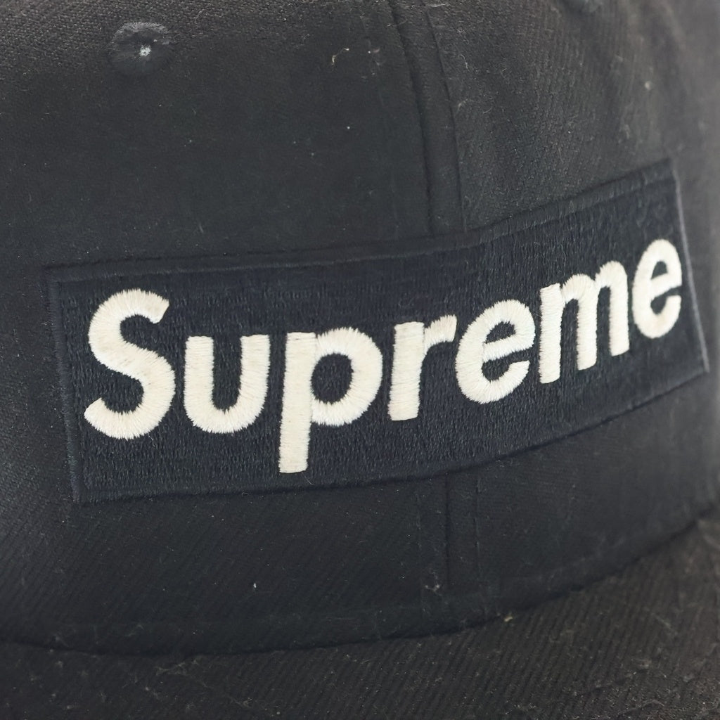 SUPREME(シュプリーム) 20AW ×NEW ERA World Famous Box Logo ニューエラ ボックスロゴ ベースボールキャップ 帽子 ブラック