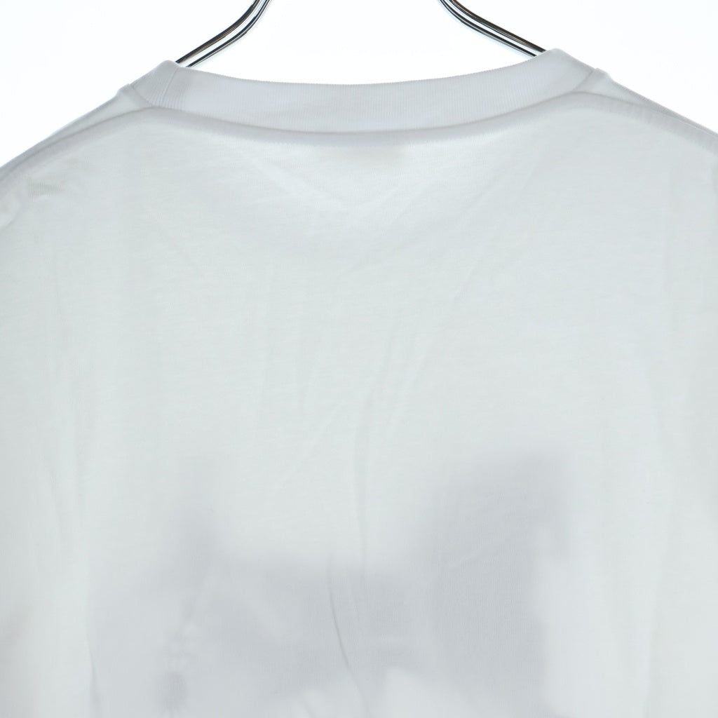 CELINE(セリーヌ) フロントプリント 半袖Tシャツ カットソー ホワイト RX0LB1242