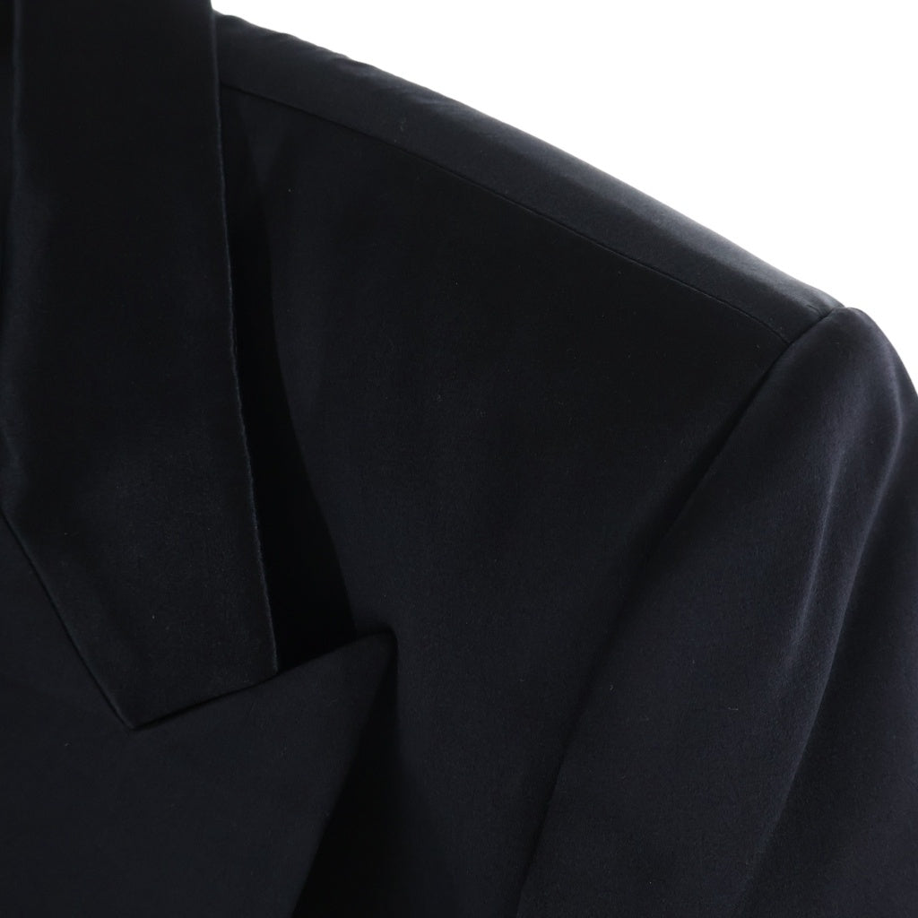 SAINT LAURENT PARIS(サンローランパリ) ピークドラペル 2Bスペンサージャケット テーラードジャケット ブラック 684931 Y2E71