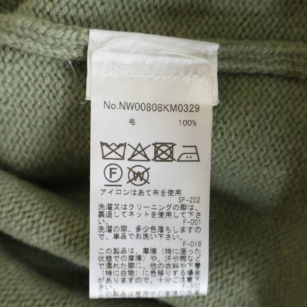 MAISON KITSUNE(メゾンキツネ) MAISON KITSUNE メゾンキツネ フォックスヘッド ニット セーター レディース グリーン NW00808KM0329