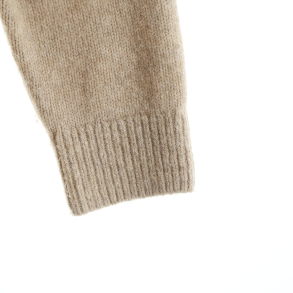 DIESEL(ディーゼル) Oval D logo Wool Cardigan Sweater M-AREELA オーバルDロゴ ウールカーディガン セーター レディース ベージュ