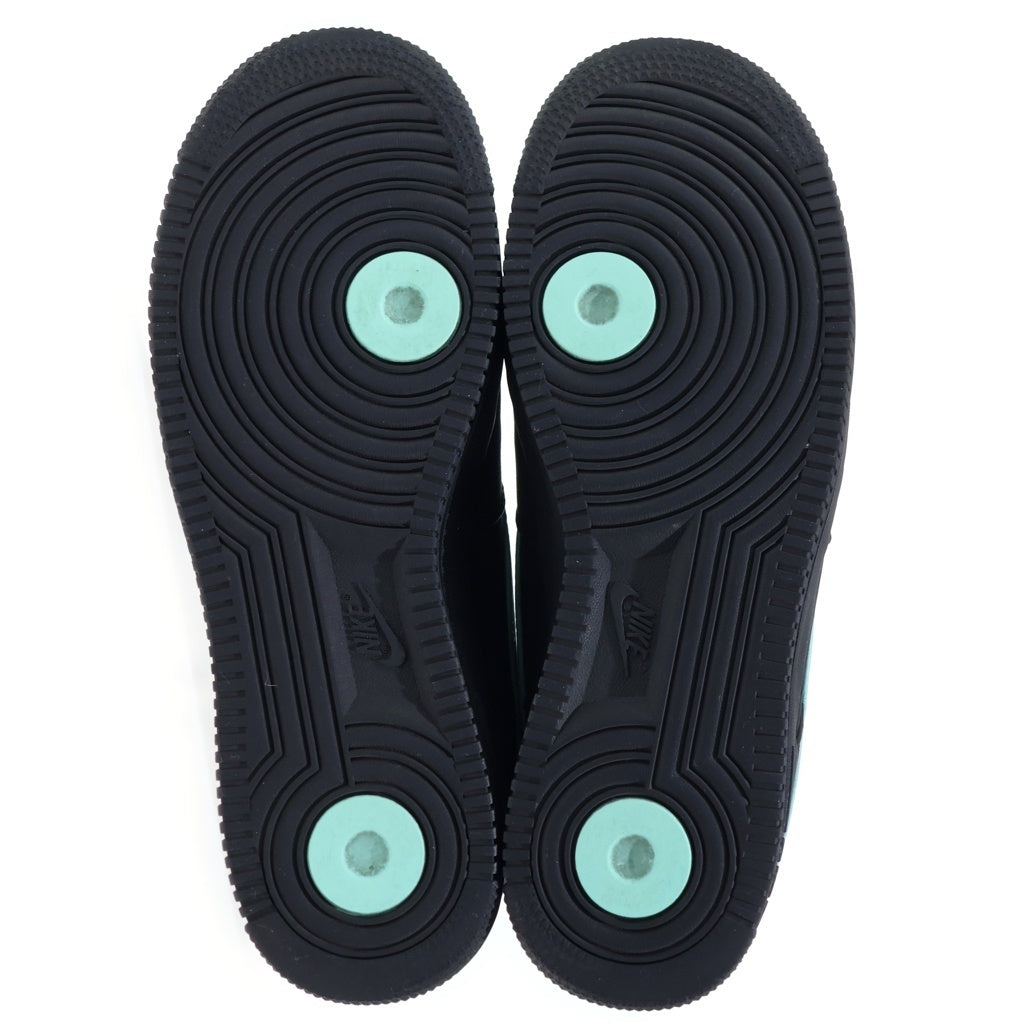 NIKE(ナイキ) ×TIFFANY&CO AIR FORCE 1 LOW 1837 ティファニー エアフォース1 ローカットスニーカー ブラック/ティファニーブルー US9/27cm DZ1382-001