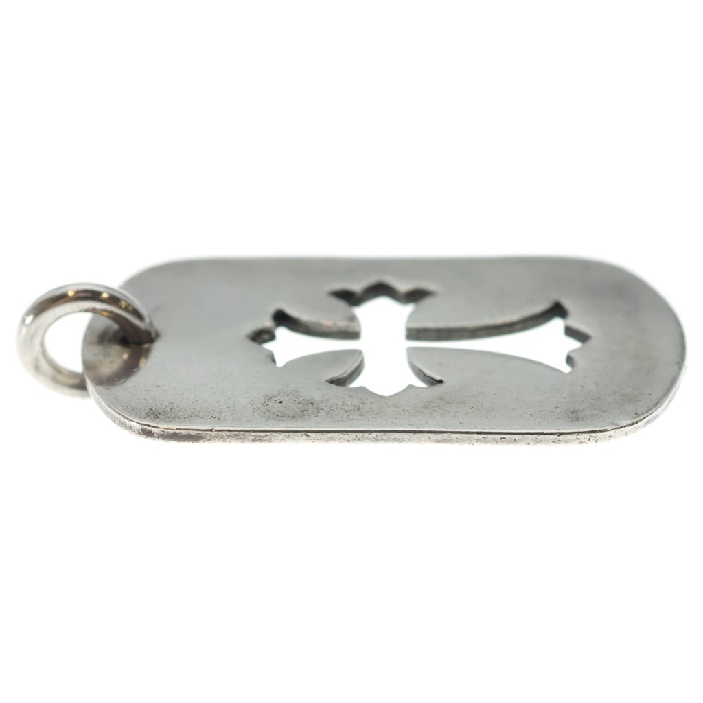 CHROME HEARTS(クロムハーツ) D TAG LRG CO CRS カットアウトクロスドッグタグ ラージ ペンダントトップ シルバー BCA239