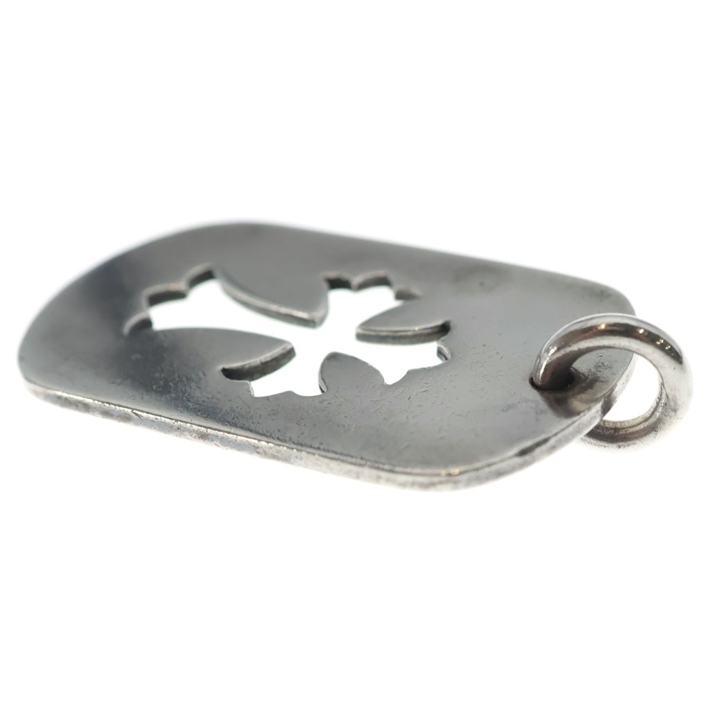 CHROME HEARTS(クロムハーツ) D TAG LRG CO CRS カットアウトクロスドッグタグ ラージ ペンダントトップ シルバー BCA239