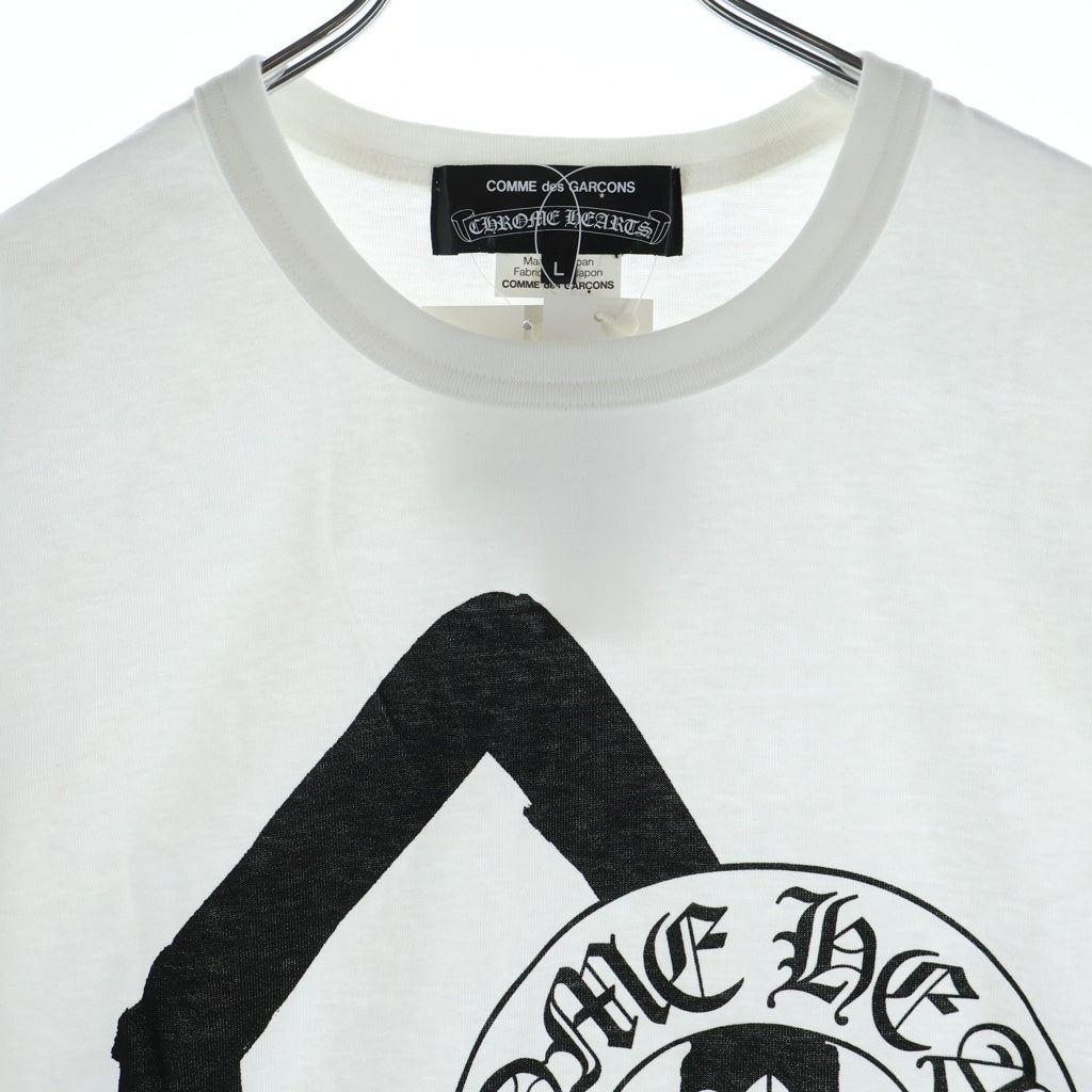 CHROME HEARTS(クロムハーツ) ×COMME des GARCONS Dover Street Market T-Shirt コムデギャルソン ドーバーストリートマーケット 半袖Tシャツ ホワイト ZI-T004