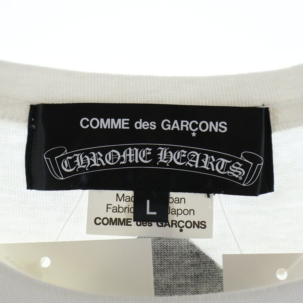 CHROME HEARTS(クロムハーツ) ×COMME des GARCONS Dover Street Market T-Shirt コムデギャルソン ドーバーストリートマーケット 半袖Tシャツ ホワイト ZI-T004
