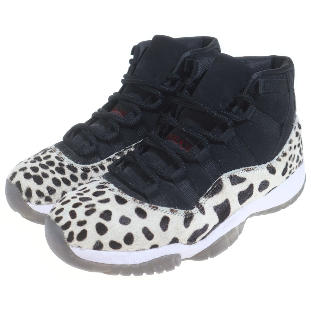 NIKE(ナイキ) WMNS AIR JORDAN 11 ANIMAL INSTINCT エアジョーダン 11 アニマル インスティンクト ハイカットスニーカー ホワイト/ブラウン US10.5/27.5cm AR0715-010