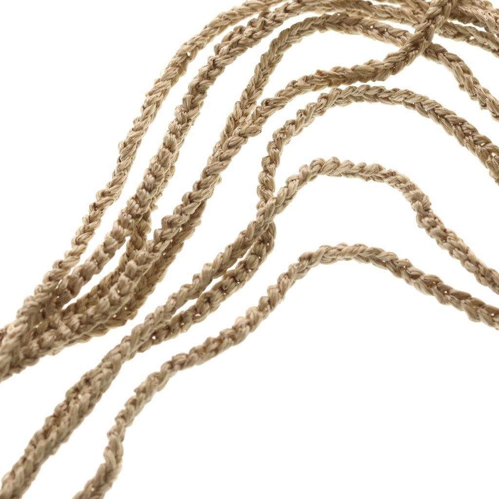 CELINE(セリーヌ) Triomphe Signature in Silk Crochet Scarf トリオンフ シグネチャー シルククロシェスカーフ ブラウン 2AJ84332V レディース