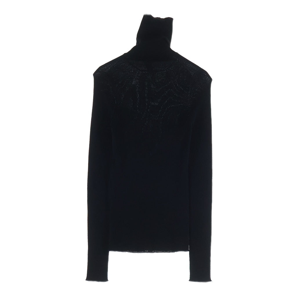 LOUIS VUITTON(ルイヴィトン) Long Sleeved Wool Knit Sweater 長袖ウールニットセーター ブラック レディース RW211W IQS FGKL22