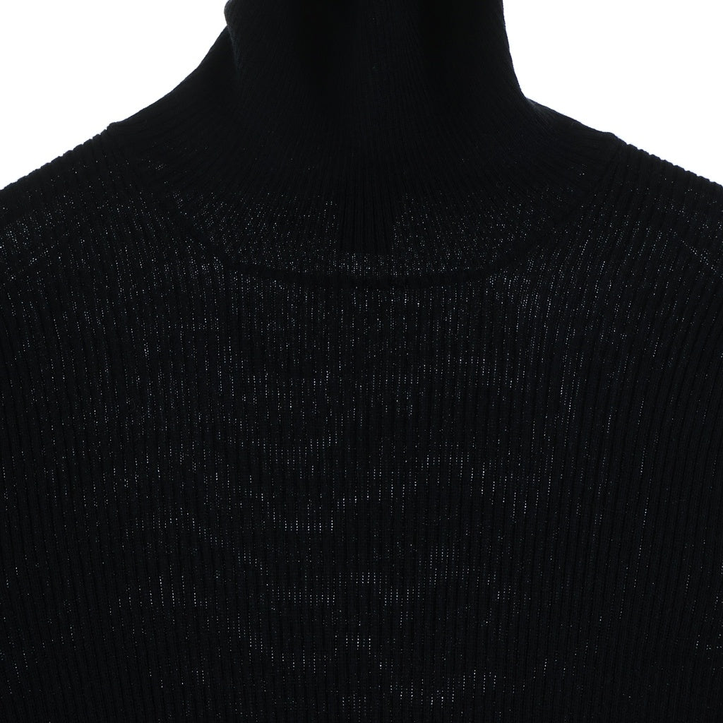 LOUIS VUITTON(ルイヴィトン) Long Sleeved Wool Knit Sweater 長袖ウールニットセーター ブラック レディース RW211W IQS FGKL22