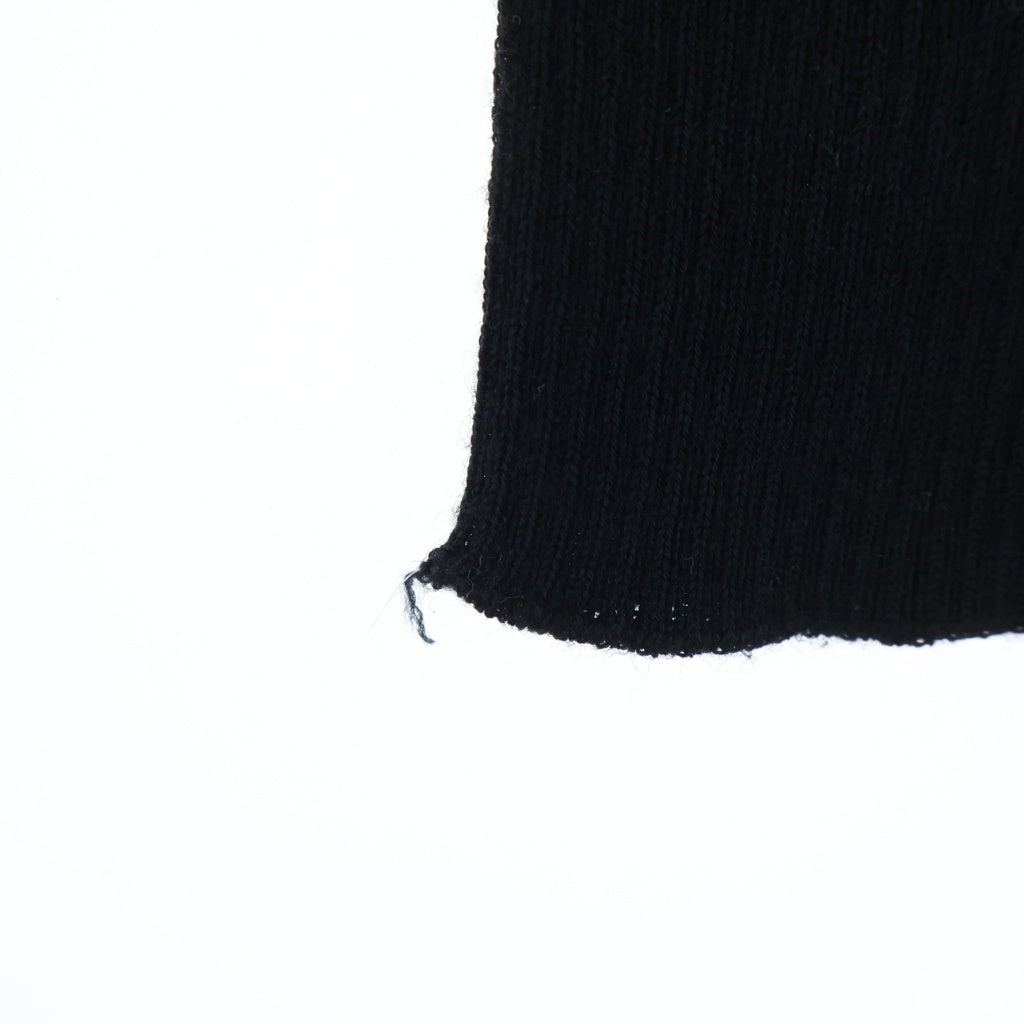 LOUIS VUITTON(ルイヴィトン) Long Sleeved Wool Knit Sweater 長袖ウールニットセーター ブラック レディース RW211W IQS FGKL22