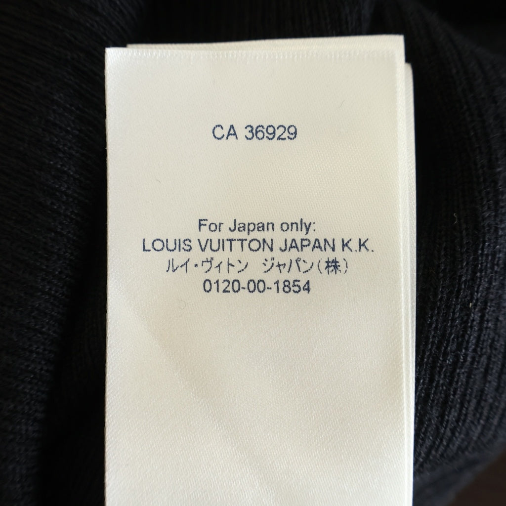 LOUIS VUITTON(ルイヴィトン) Long Sleeved Wool Knit Sweater 長袖ウールニットセーター ブラック レディース RW211W IQS FGKL22