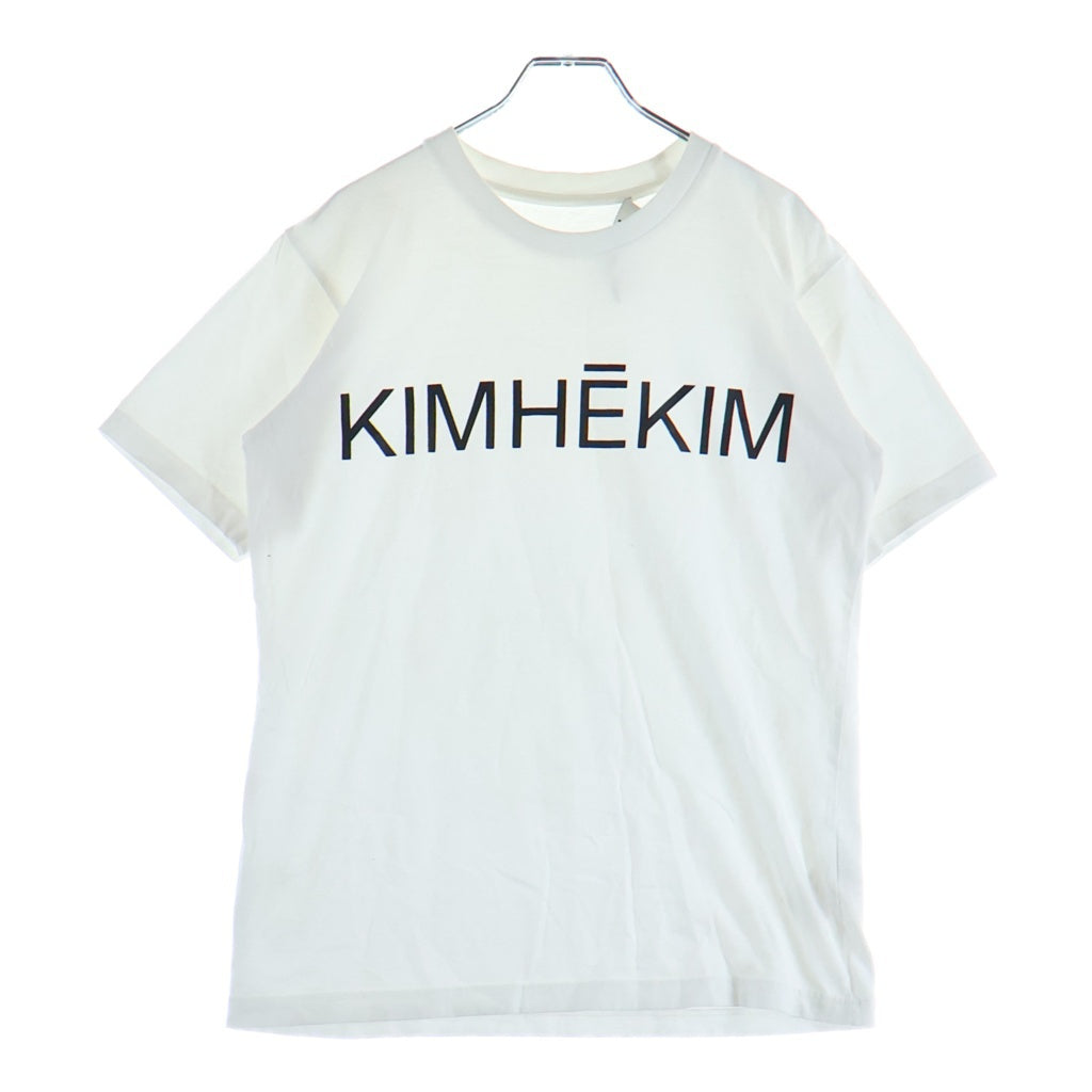 NO BRAND(ノーブランド) KIMHEKIM S/S T Shirt キムヘム プリント半袖Tシャツ カットソー ホワイト レディース