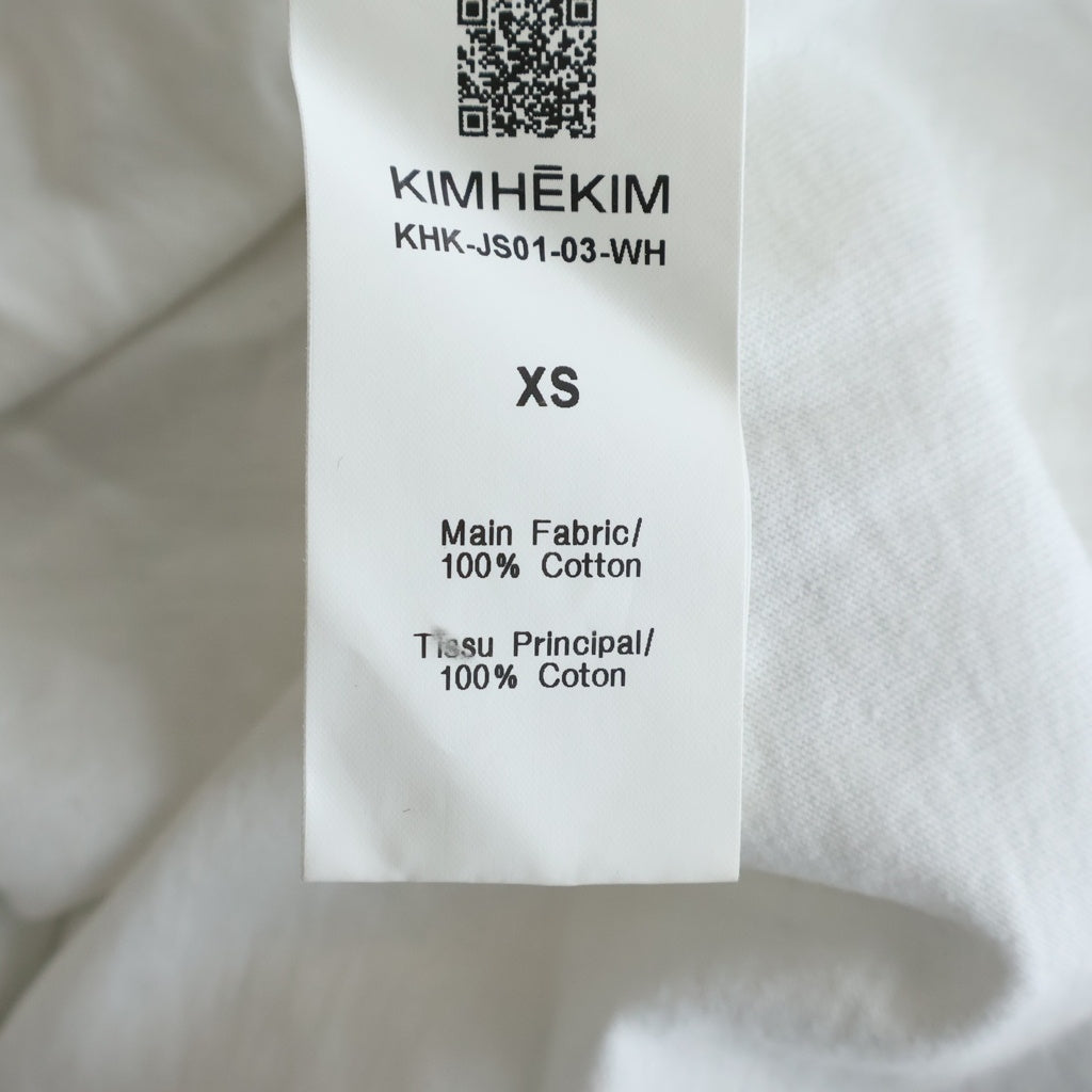 NO BRAND(ノーブランド) KIMHEKIM S/S T Shirt キムヘム プリント半袖Tシャツ カットソー ホワイト レディース