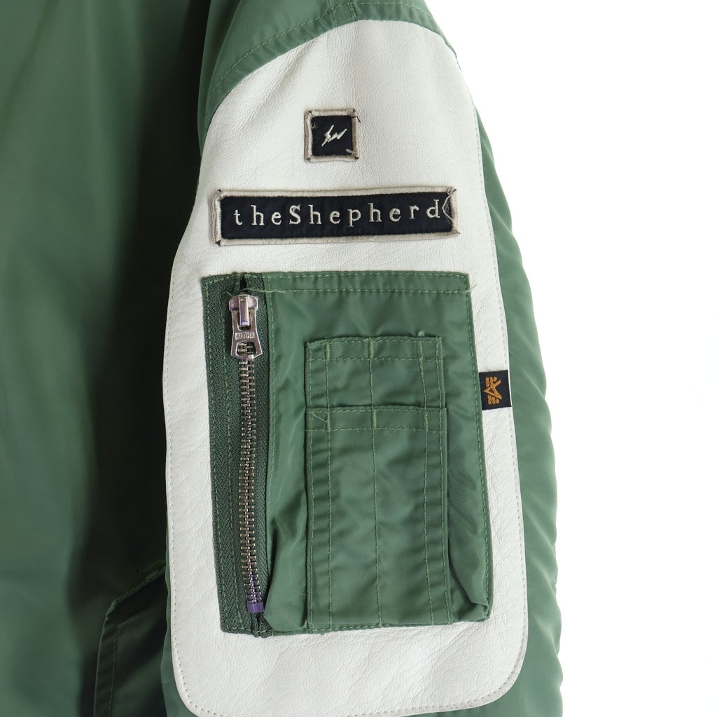 ALPHA INDUSTRIES(アルファ インダストリーズ) ×UNDERCOVER × FRAGMENT DESIGN MA-1 リバーシブル フライトジャケット ミリタリージャケット カーキ TA1193-8003 TA1193-8003