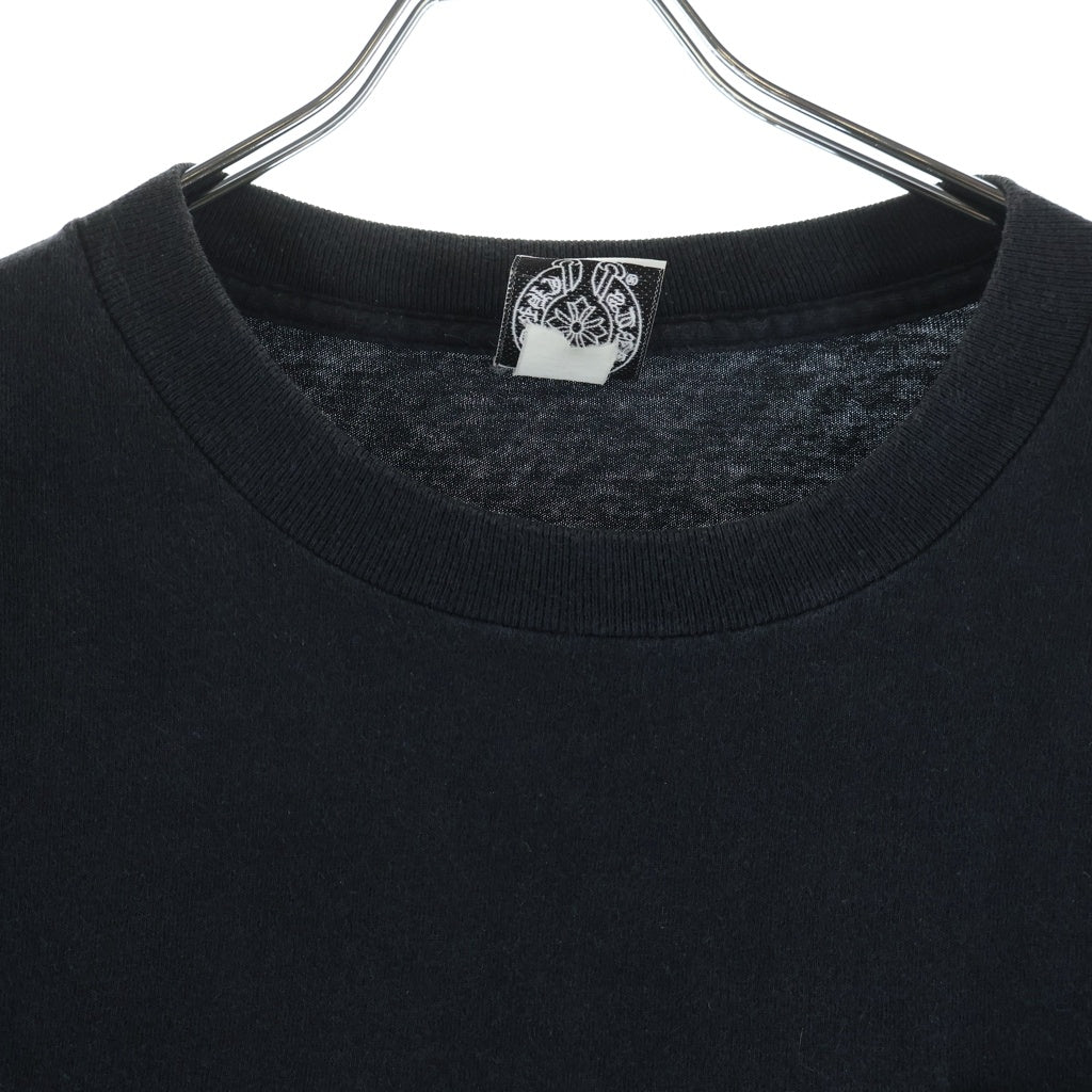 CHROME HEARTS(クロムハーツ) OLD ホースシュー刺繍 半袖Tシャツ カットソー ブラック