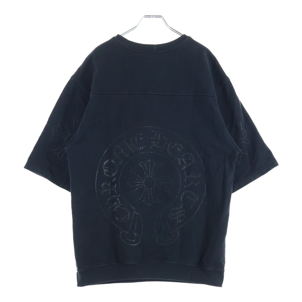 CHROME HEARTS(クロムハーツ) OLD CHプラス 両面プリント半袖 クルーネック スウェット ブラック