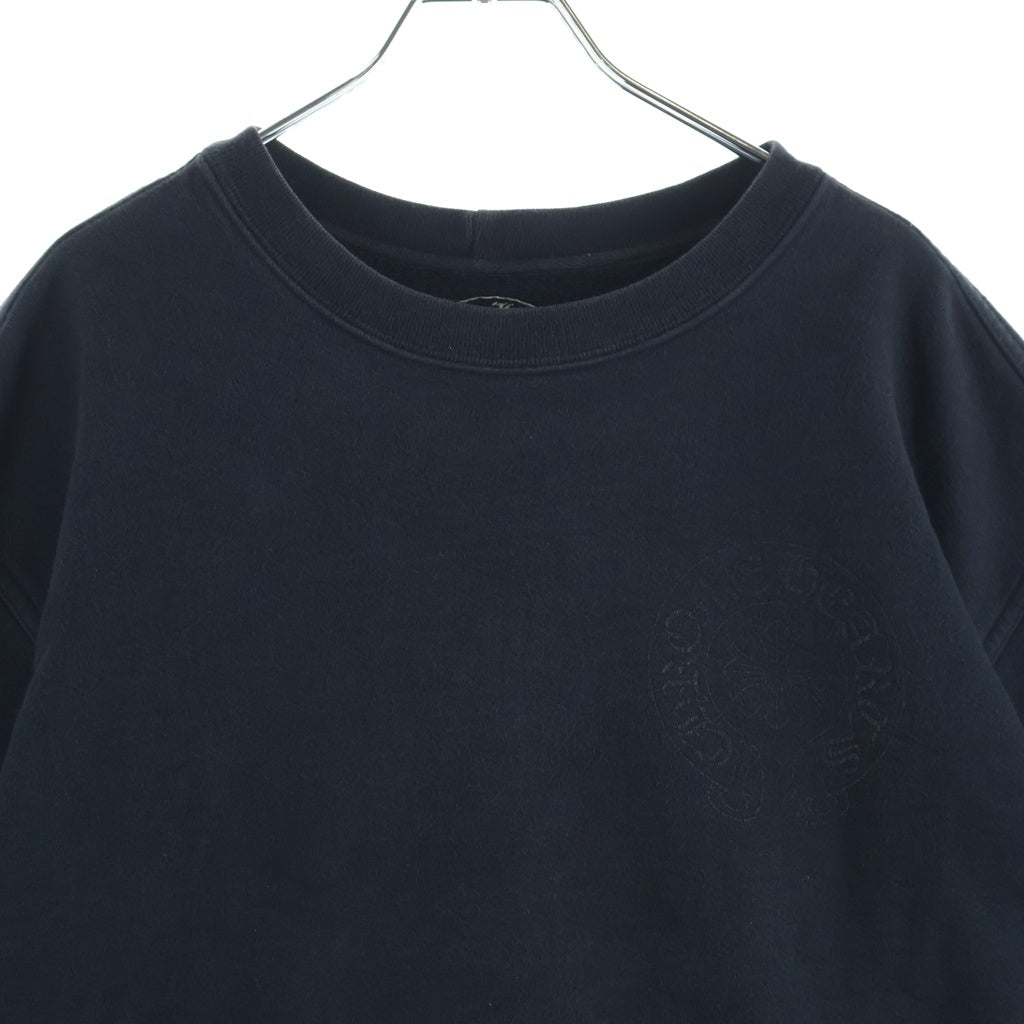 CHROME HEARTS(クロムハーツ) OLD CHプラス 両面プリント半袖 クルーネック スウェット ブラック