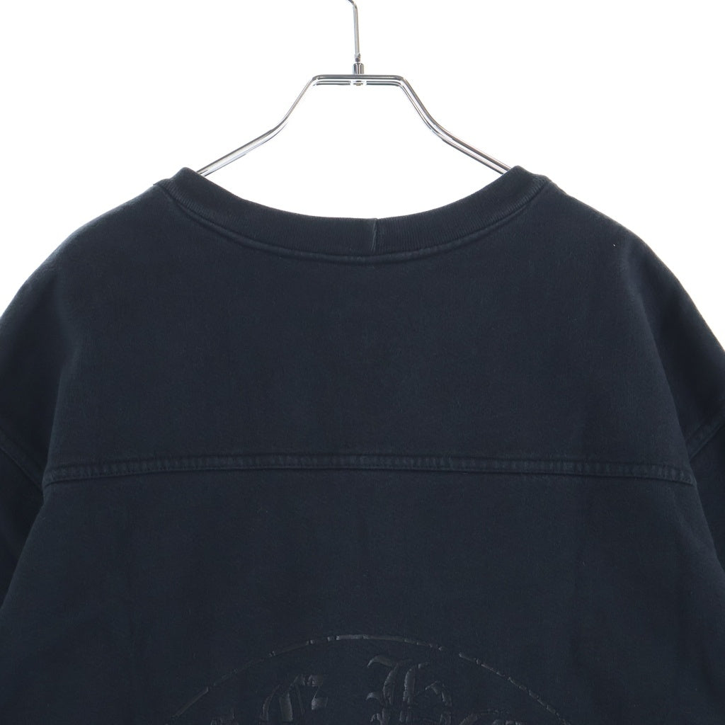 CHROME HEARTS(クロムハーツ) OLD CHプラス 両面プリント半袖 クルーネック スウェット ブラック