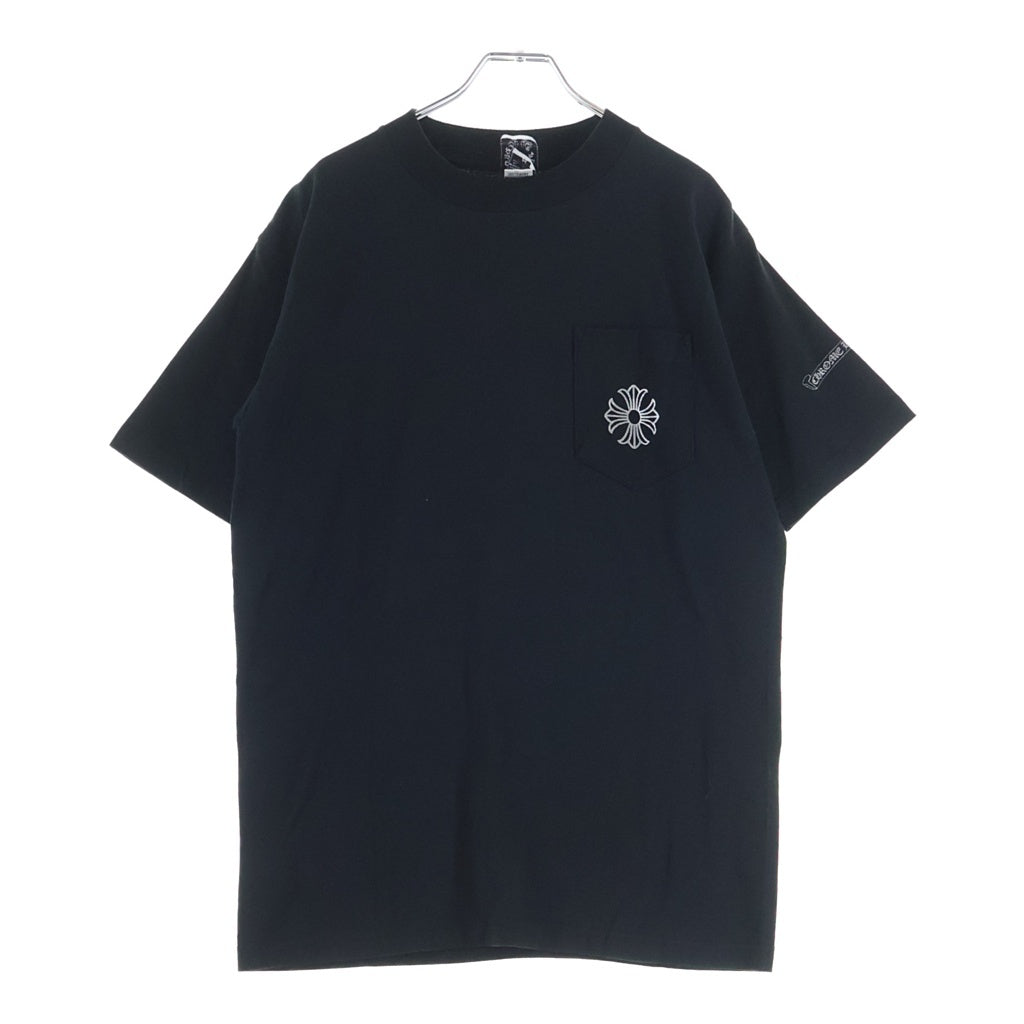 CHROME HEARTS(クロムハーツ) OLD Back CH Large Cross バックプリント 半袖Tシャツ カットソー ブラック