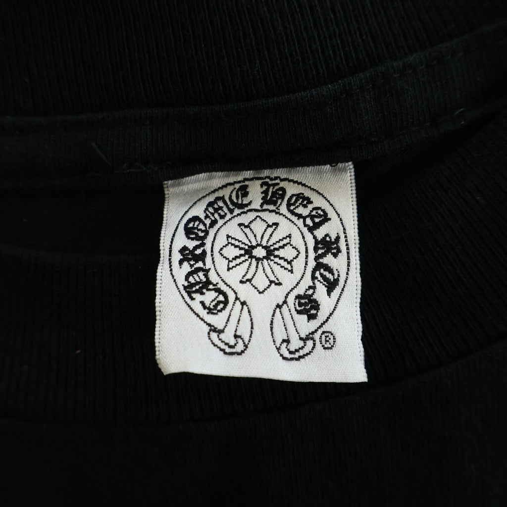 CHROME HEARTS(クロムハーツ) OLD Back CH Large Cross バックプリント 半袖Tシャツ カットソー ブラック