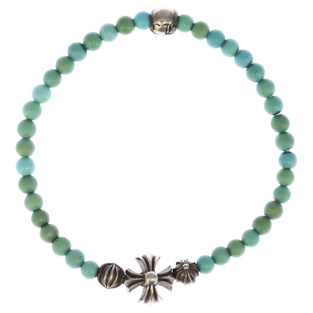 CHROME HEARTS(クロムハーツ) 4mmビーズブレス BEAD4mmターコイズビーズブレスレット