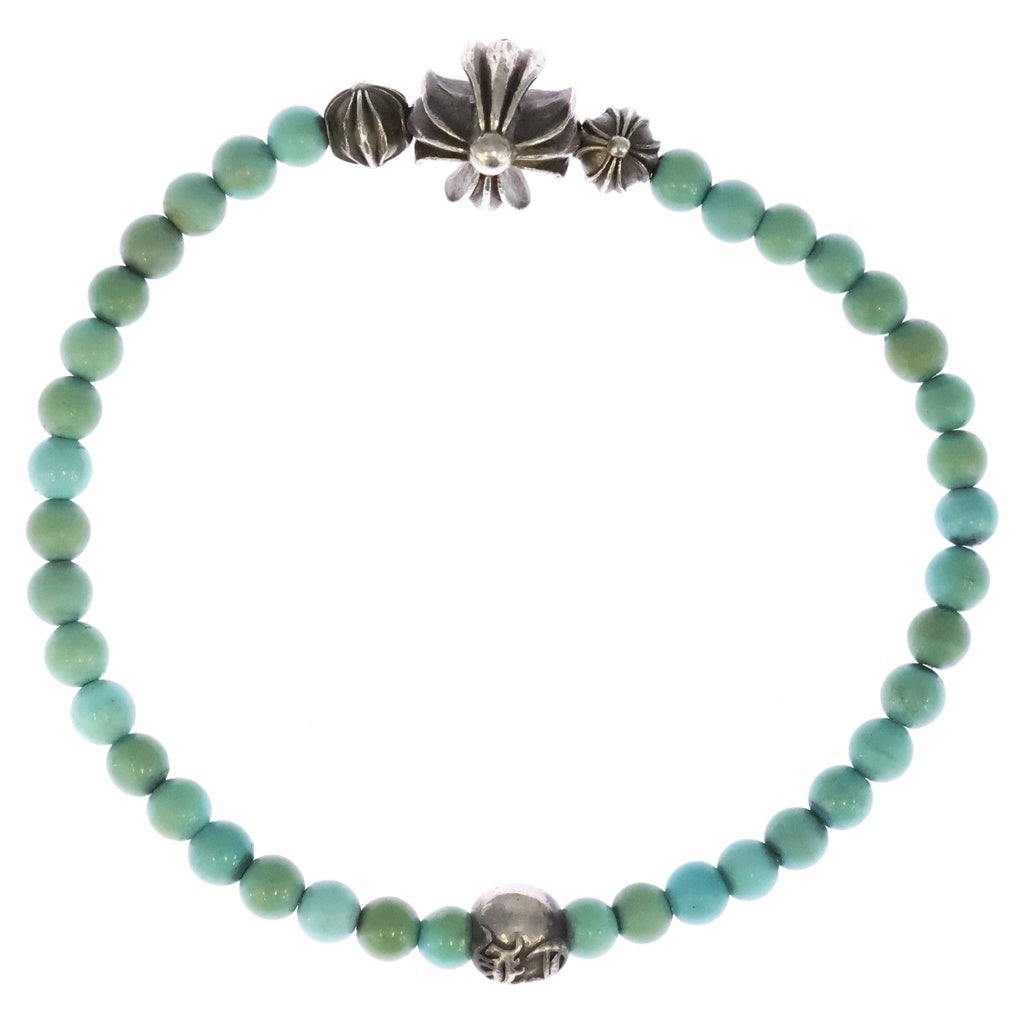 CHROME HEARTS(クロムハーツ) 4mmビーズブレス BEAD4mmターコイズビーズブレスレット