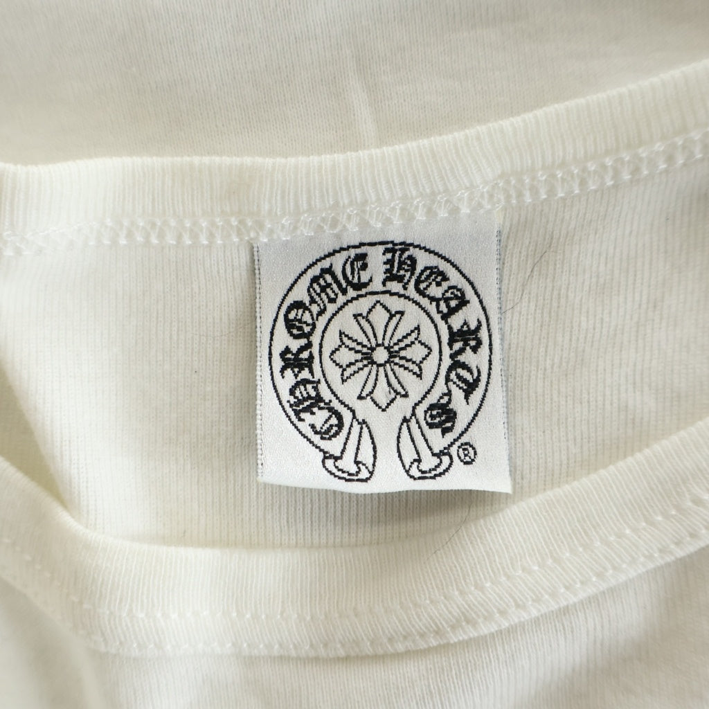 CHROME HEARTS(クロムハーツ) OLD AMERICAN FLAG TEE アメリカンフラグ 半袖Tシャツ カットソー ホワイト レディース