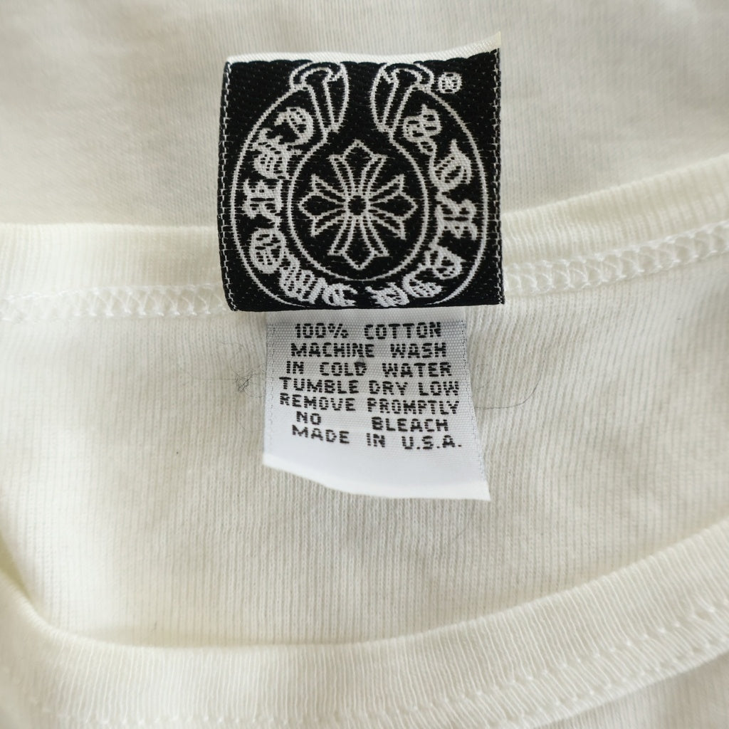 CHROME HEARTS(クロムハーツ) OLD AMERICAN FLAG TEE アメリカンフラグ 半袖Tシャツ カットソー ホワイト レディース