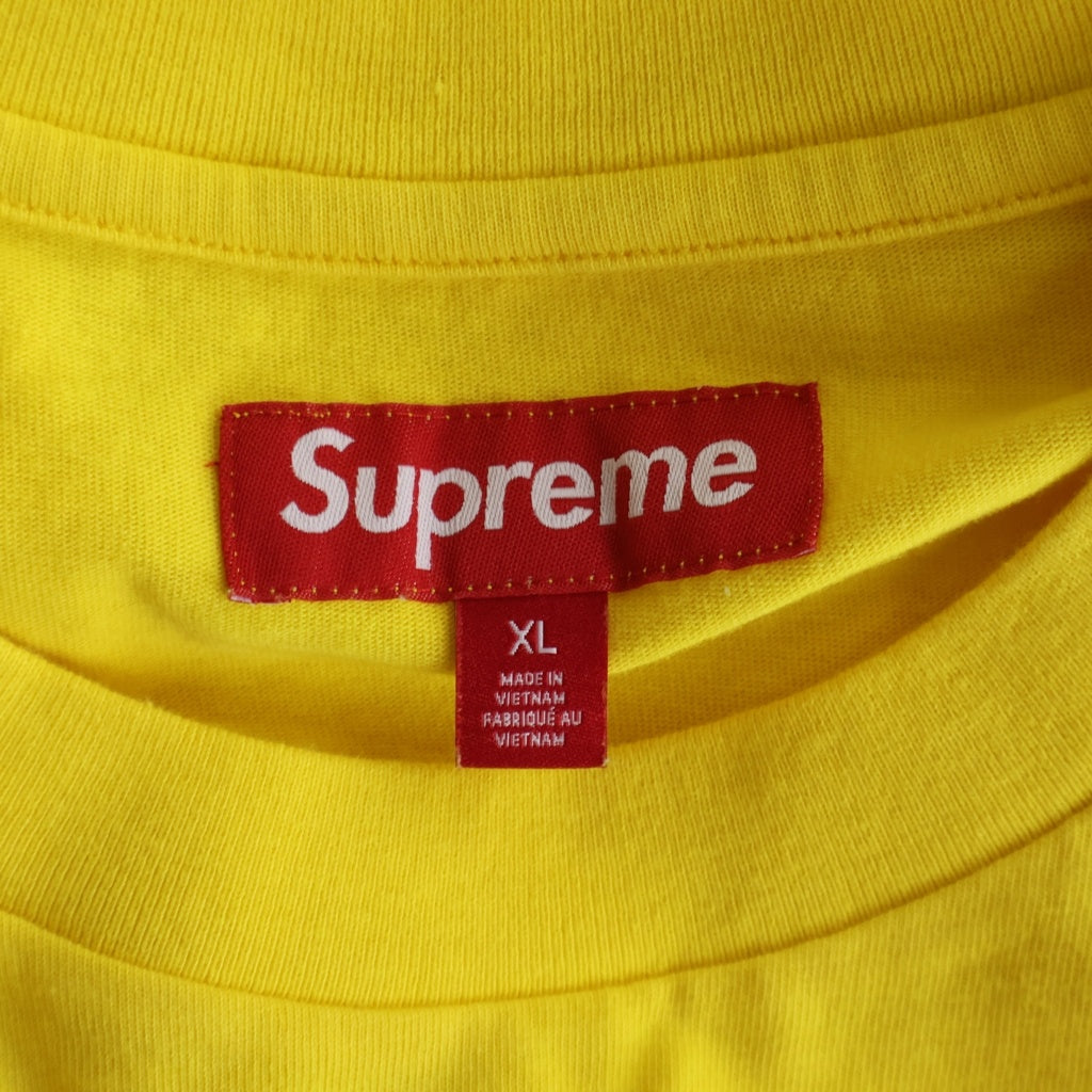 SUPREME(シュプリーム) 26SS Greek S/S Top グリーク クルーネック カットソー 半袖Tシャツ イエロー