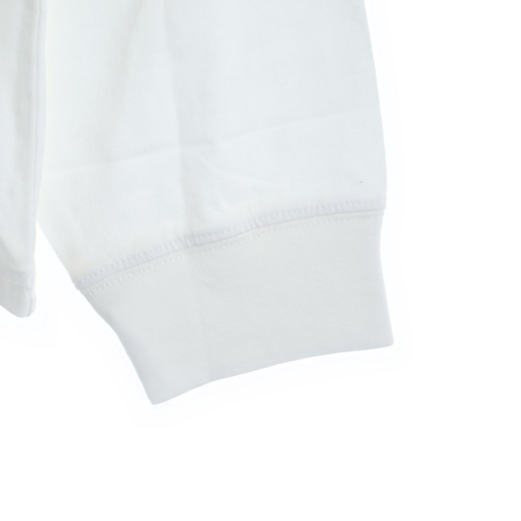 KITH(キス) ×BMW ロゴデザイン クルーネック カットソー 長袖Tシャツ ホワイト 22-070-060-0014-4-0