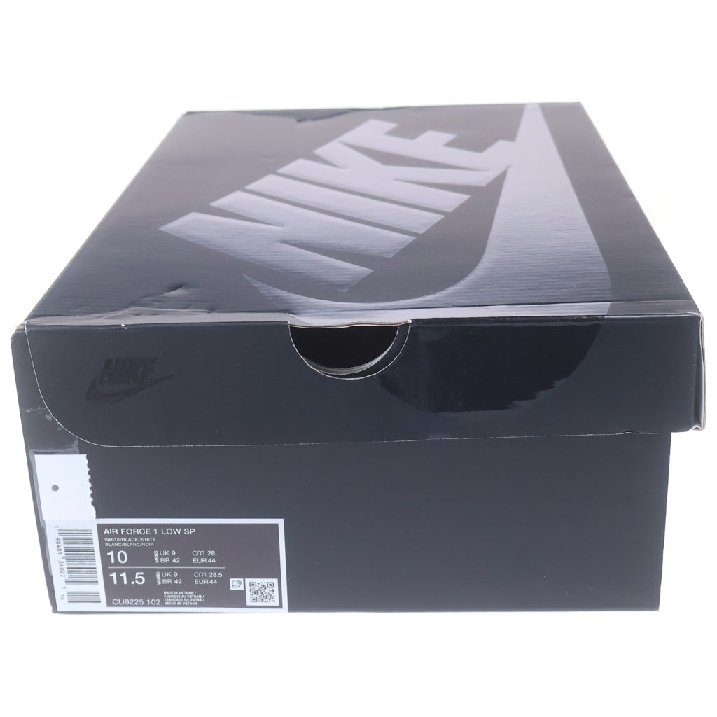 NIKE(ナイキ) ×SUPREME AIR FORCE 1 LOW エアフォース1 ローカットスニーカー US10/28.0cm ホワイト/ブラック CU9225-102