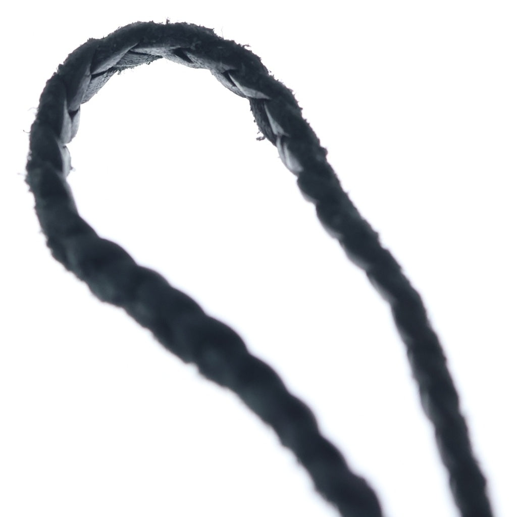 CHROME HEARTS(クロムハーツ) LEATHER BRAID スクロールレザーブレード シルバーネックレス