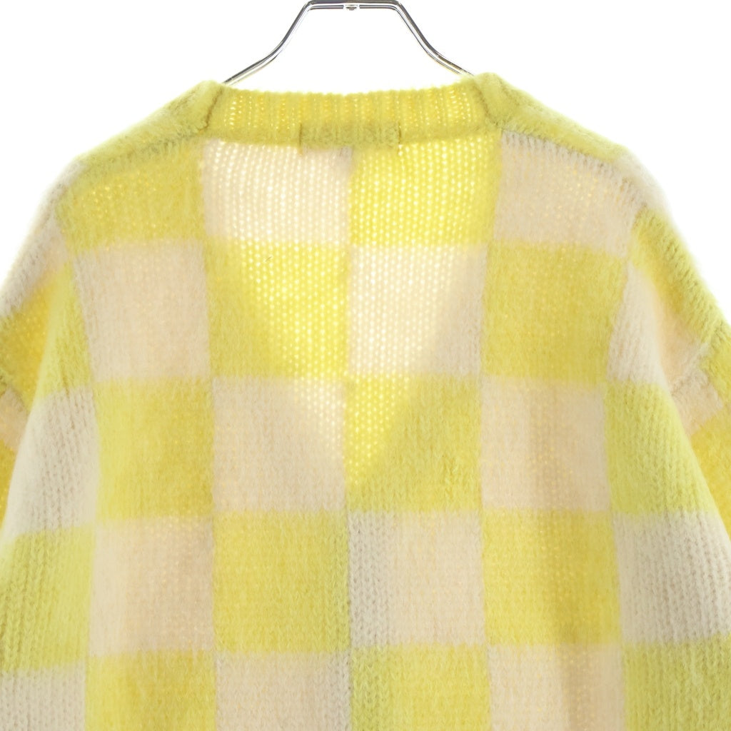 SUPREME(シュプリーム) 26SS Checkerboard Cardigan チェックボーダーカーディガン イエロー
