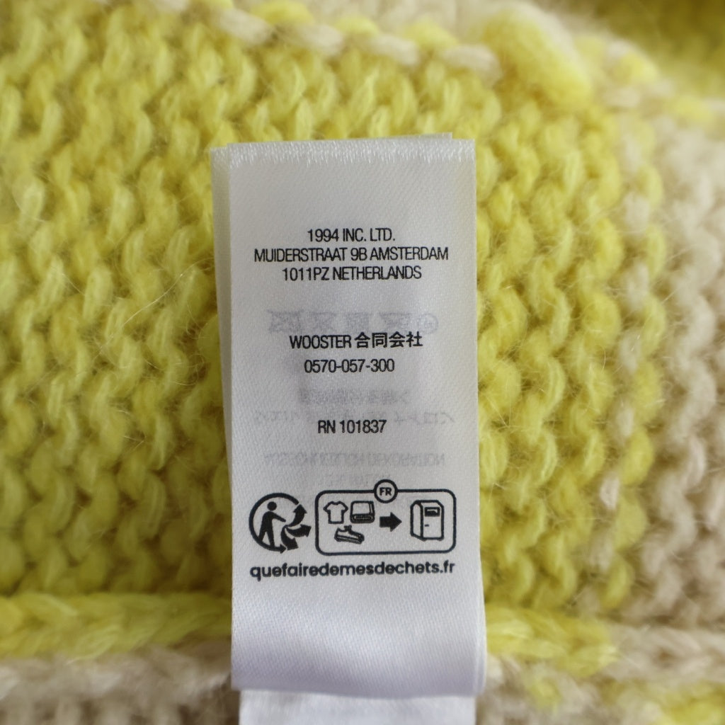 SUPREME(シュプリーム) 26SS Checkerboard Cardigan チェックボーダーカーディガン イエロー