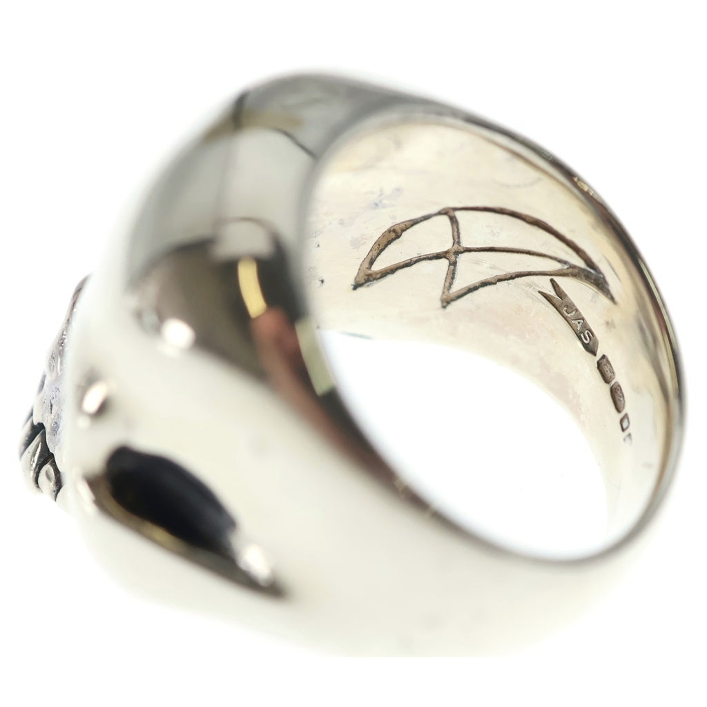 CRAZY PIG(クレイジーピッグ) EVIL SKULL RING LARGE エビル スカルリング シルバー