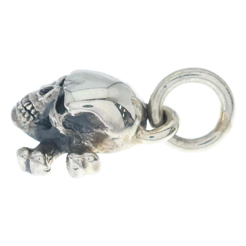 CRAZY PIG(クレイジーピッグ) SKULL & CROSSBONES PENDANT スカル クロスボーン ペンダントトップ シルバー