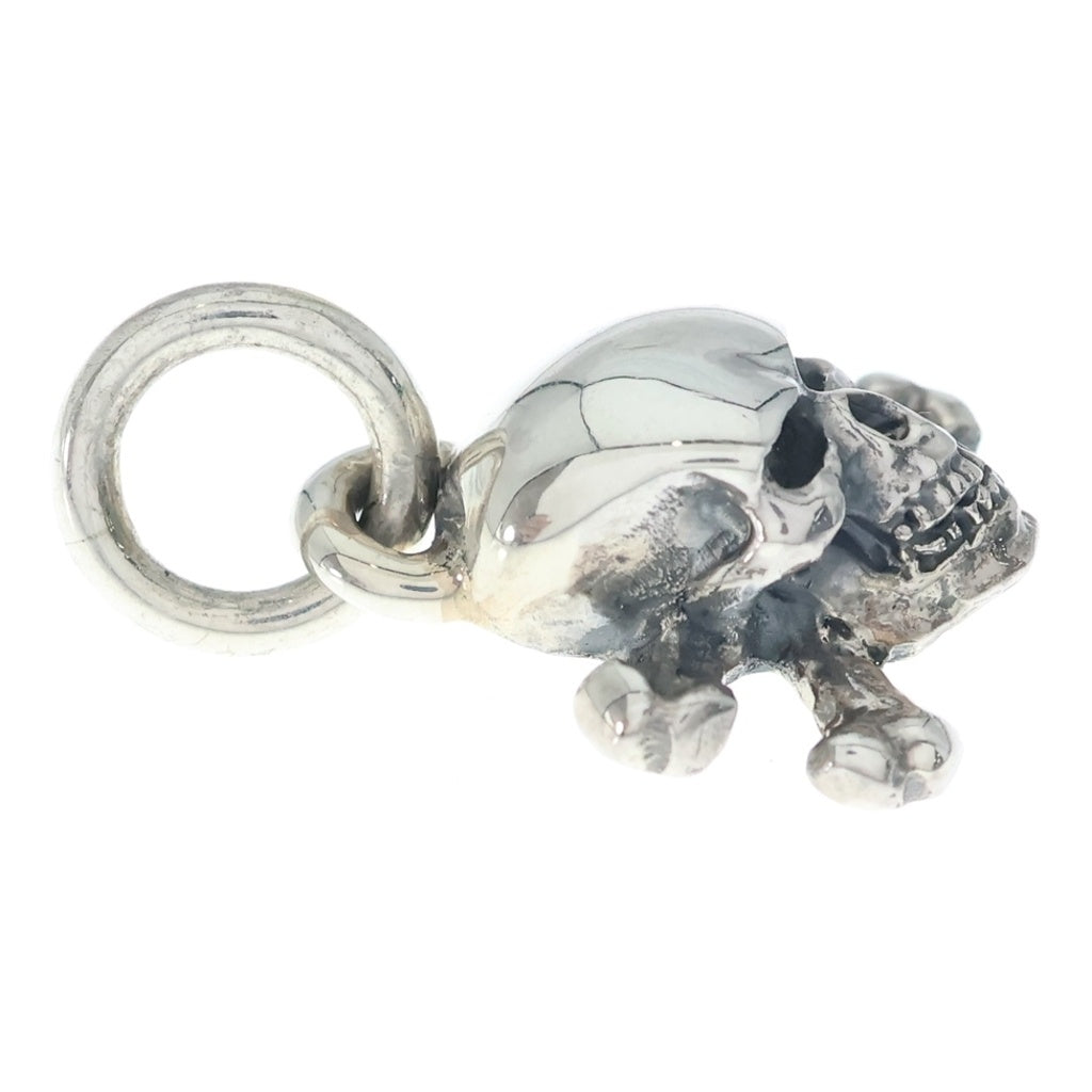 CRAZY PIG(クレイジーピッグ) SKULL & CROSSBONES PENDANT スカル クロスボーン ペンダントトップ シルバー