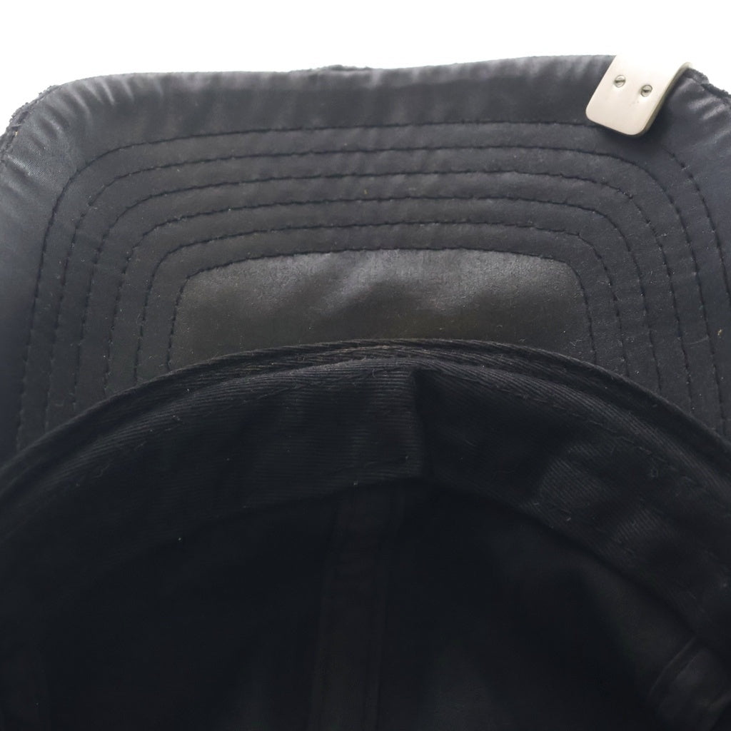 PROJECT G/R(プロジェクトジーアール) Money Clip Coated Cap マネークリップ コーティングキャップ 帽子 ブラック