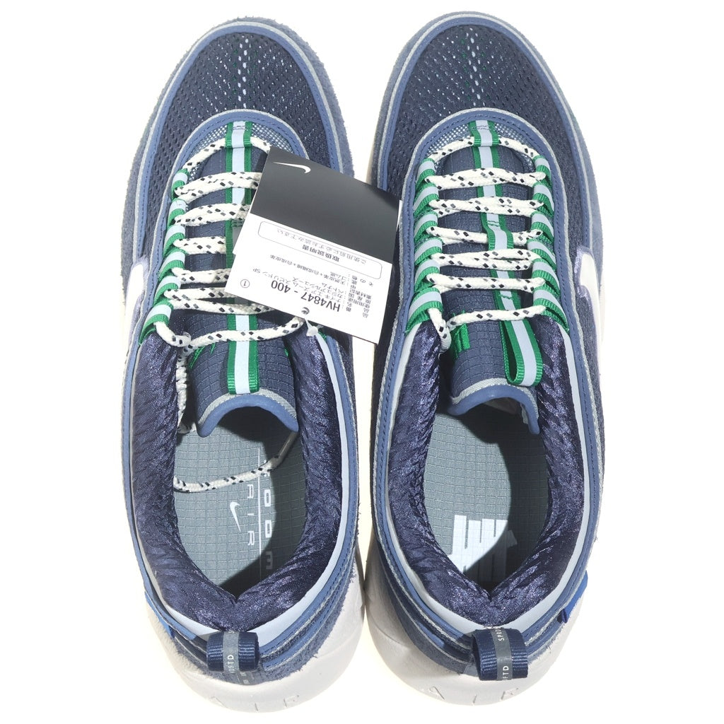 NIKE(ナイキ) ×UNDEFEATED Air Zoom Spiridon Thunder アンディーフィーテッド エアズームスピリドンサンダー ローカットスニーカー ブルー US10/28cm HV4847-400